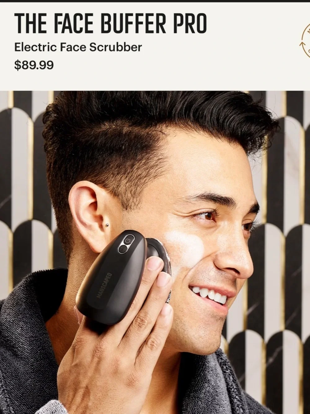 Manscaped face buffer